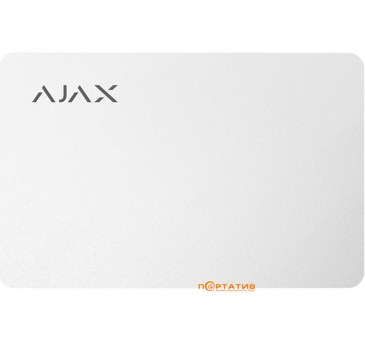 Безконтактна карта Ajax Pass біла, 100 шт. (000022790)