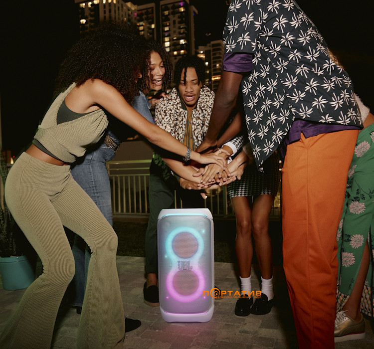 Акустика JBL PartyBox Stage 320 White (JBLPBSTAGE320SWEP)