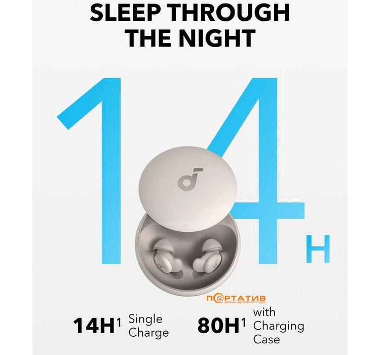 Навушники для сну Anker SoundCore Sleep A20 Off White (A6611G21)