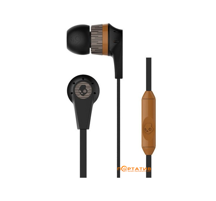 Навушники Skullcandy Inkd 2 Black / Brown w / Mic (S2IKJY-373)
