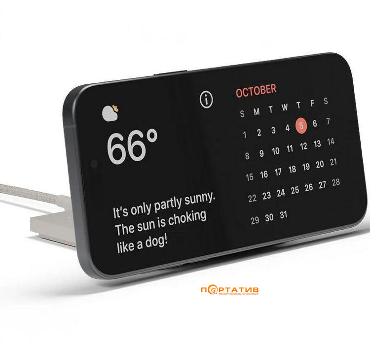 Беспроводное ЗУ Native Union Rise Solo Qi2 Wireless Charger Sandstone (RS-SL-SAN)