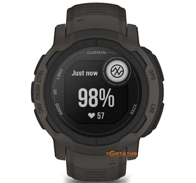 Смарт-годинник Garmin Instinct 2 Graphite (010-02626-00)