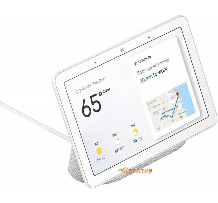 Smart колонка Google Nest Hub Chalk White (GA00516-US)