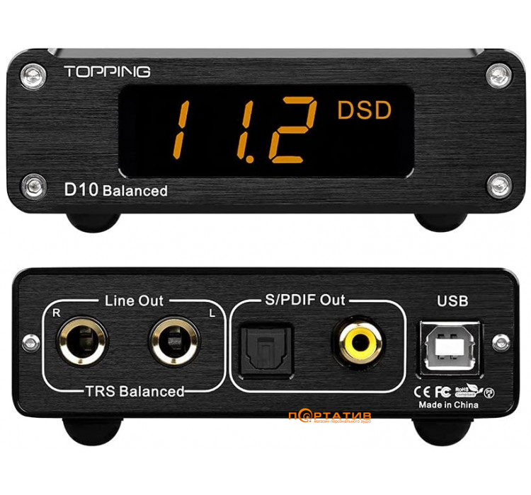 ЦАП Topping D10 Balanced Black