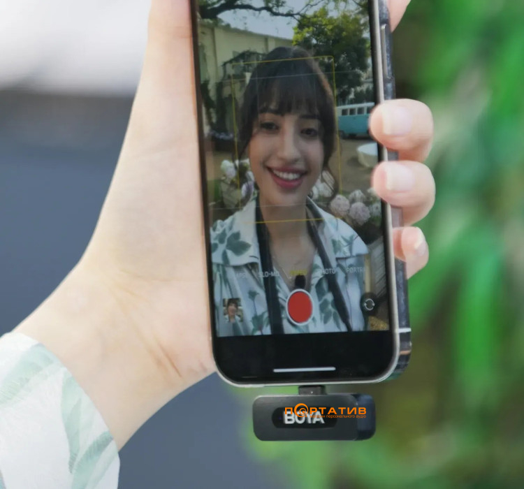 Микрофон BOYA BY-V20 Type-C Black