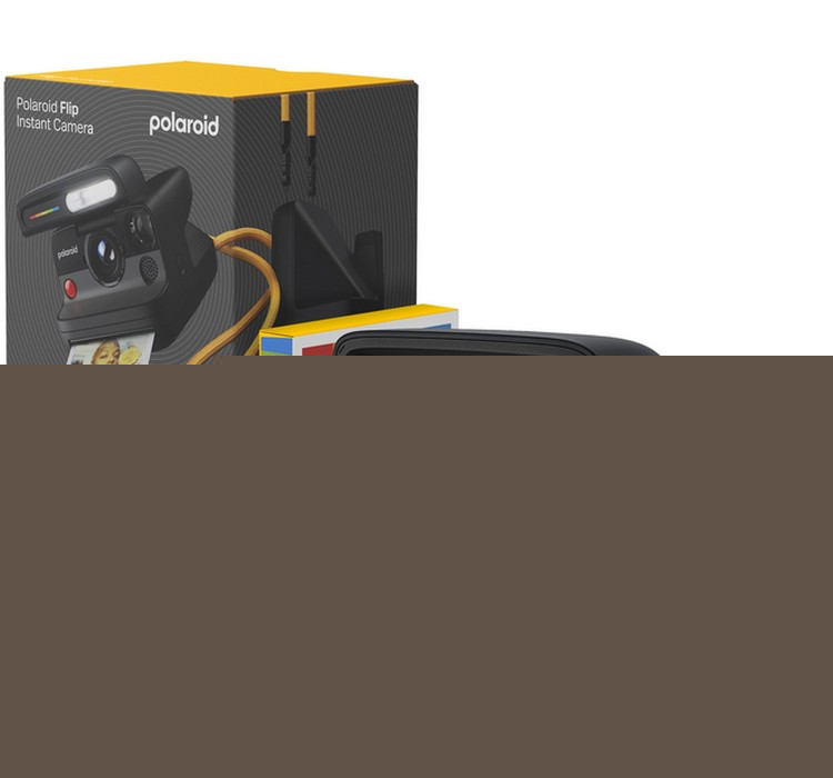 Камера моментальной печати Polaroid Flip Black + Color Film Bundle (8 photos) (6574)