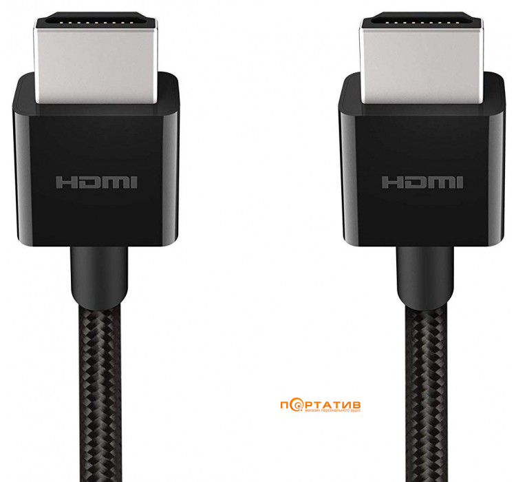 Belkin HDMI 2.1 (AM/AM) Ultra High Speed 2 m Black (AV10176BT2M-BLK)