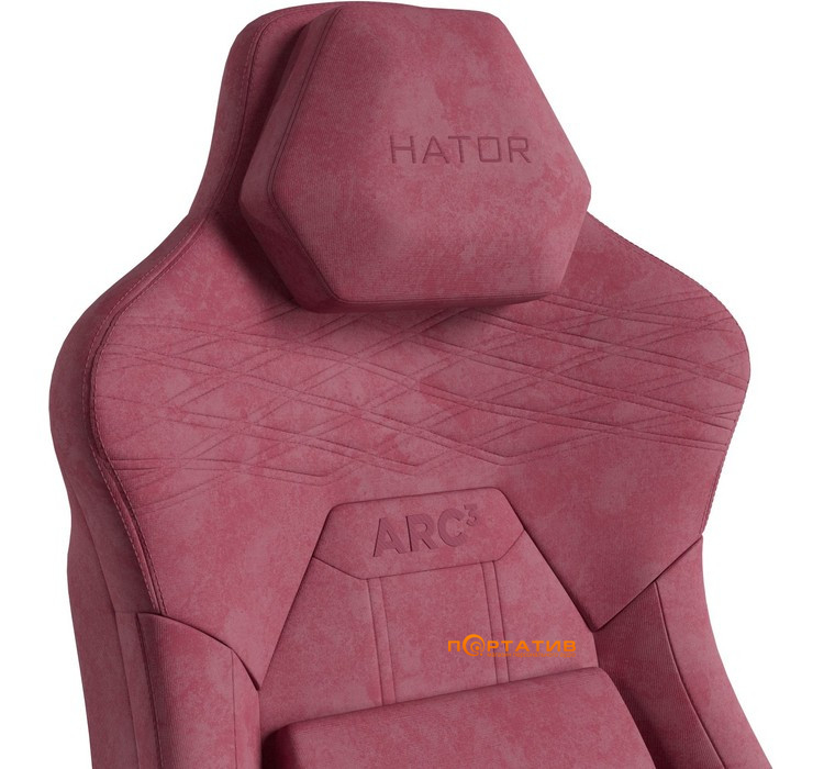 Кресло для геймеров HATOR Arc 3 XL Velour Orchid Pink (HTC3444XL)