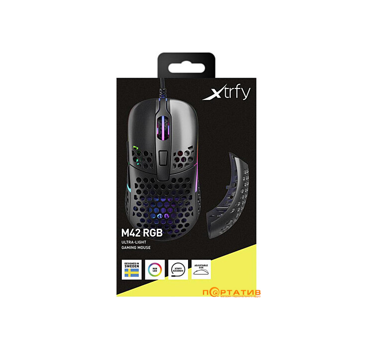 Xtrfy M42 RGB USB Black (XG-M42-RGB-BLACK)