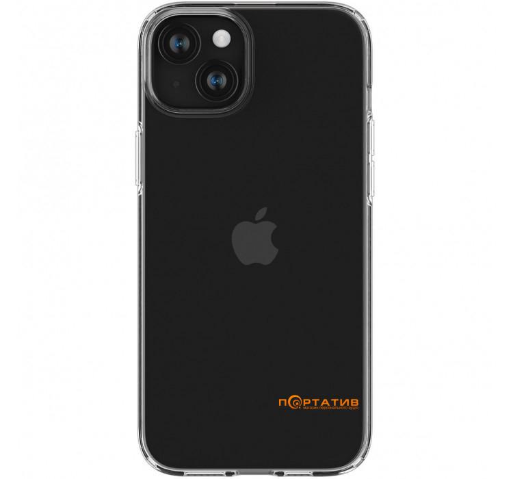 Spigen для Apple iPhone 15 Crystal Flex, Crystal Clear (ACS06481)