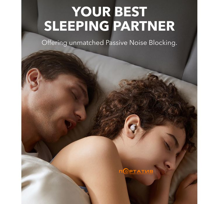 Навушники для сну Anker SoundCore Sleep A20 Off White (A6611G21)