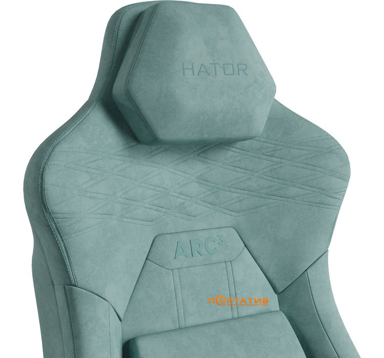 Кресло для геймеров HATOR Arc 3 XL Velour Turquoise (HTC3443XL)