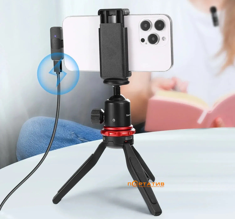 Мікрофон BOYA BY-V2 Lightning Black