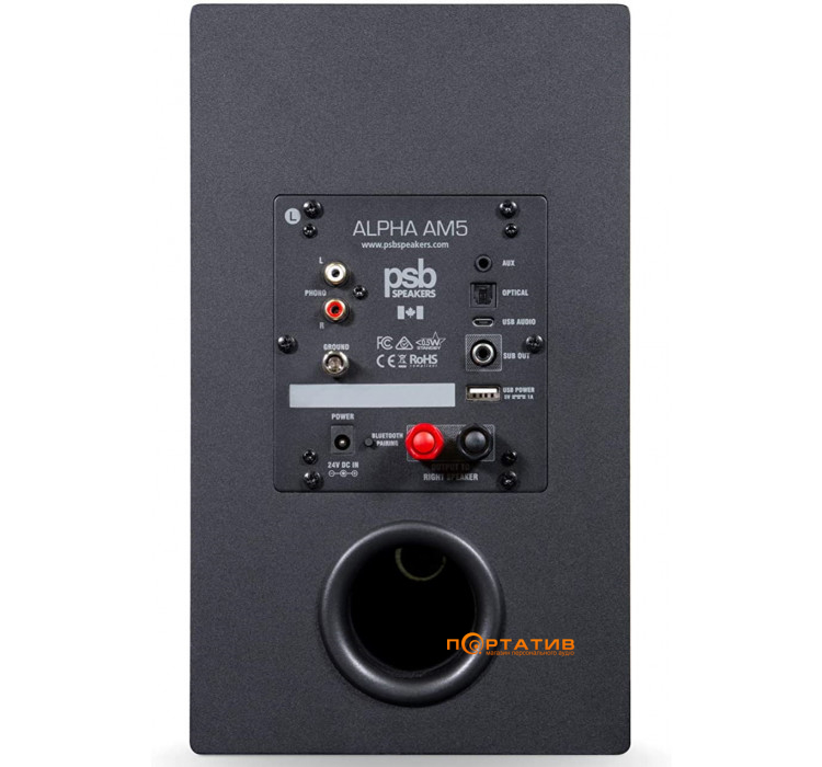 Audio-Technica AT-LP120XUSB + PSB Alpha AM5 