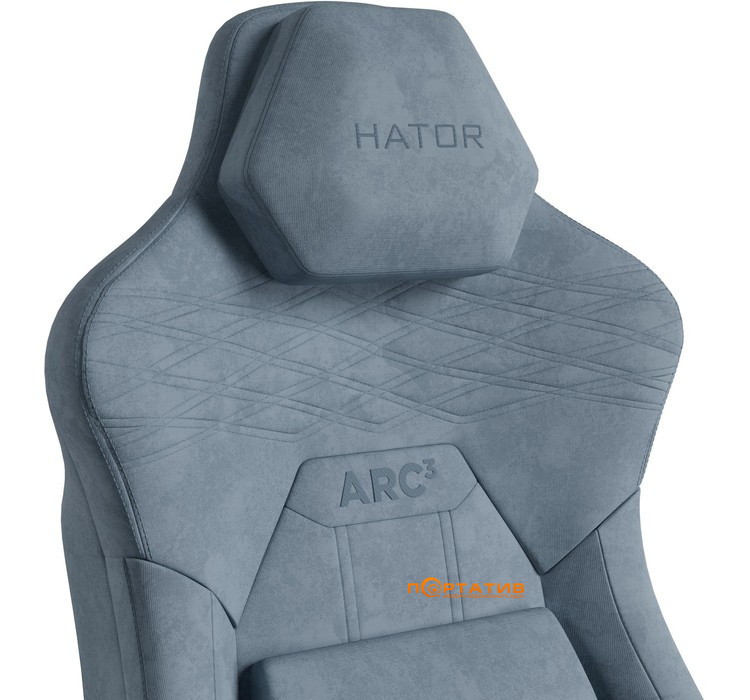 Кресло для геймеров HATOR Arc 3 XL Velour Blue (HTC3445XL)