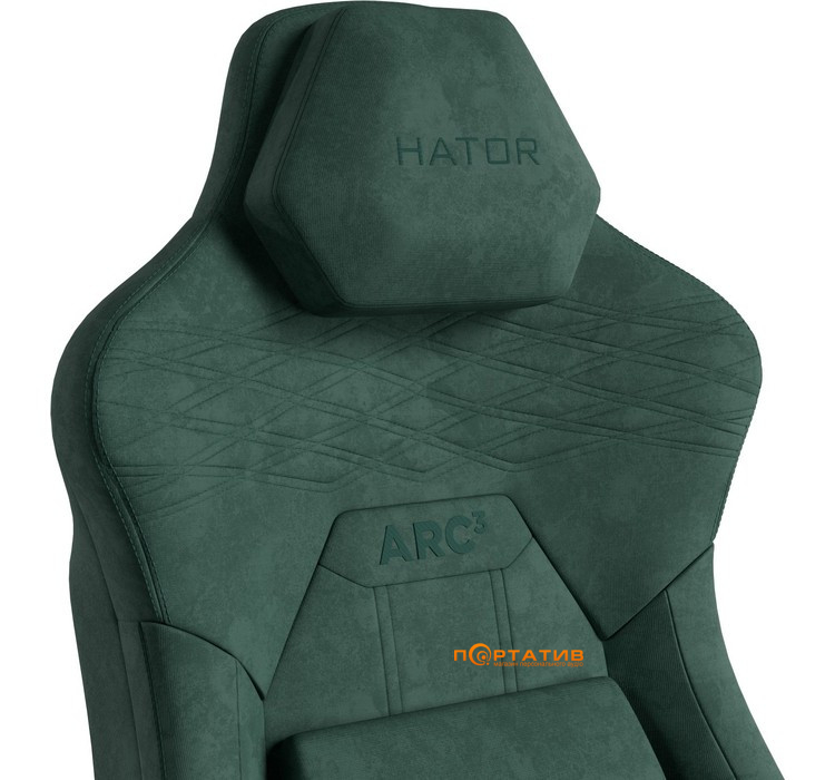 Кресло для геймеров HATOR Arc 3 XL Velour Emerald (HTC3448XL)