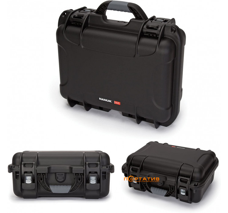 Водонепроницаемый пластиковый кейс Nanuk Case 915 DJI Mavic Air 2 Fly More Black (915-MAVIA21)