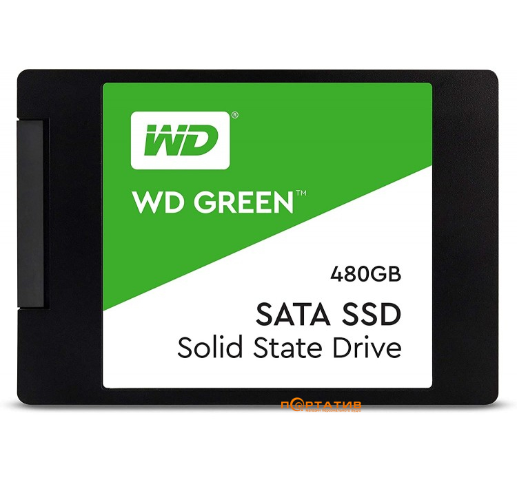 WD SSD 480GB Green 2.5 SATAIII TLC (WDS480G2G0A)