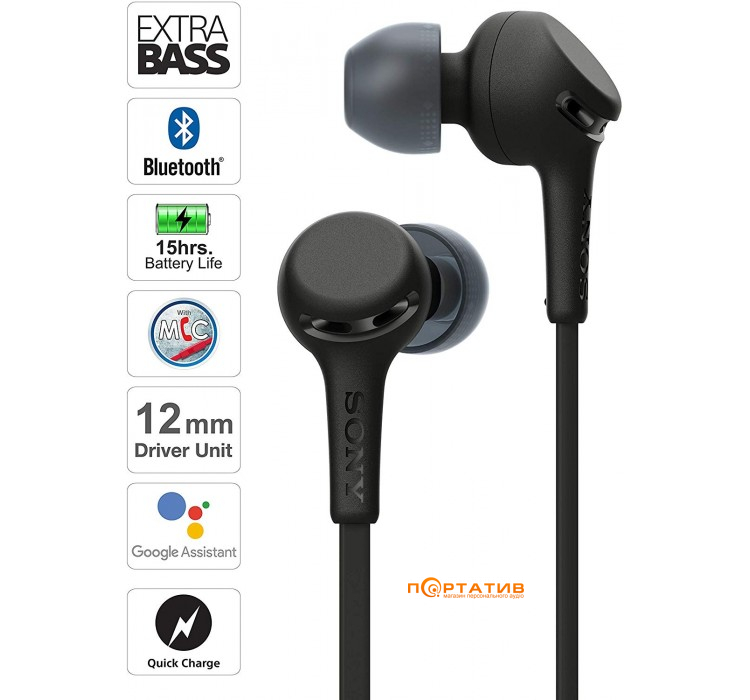 Наушники Sony WI-XB400 Black