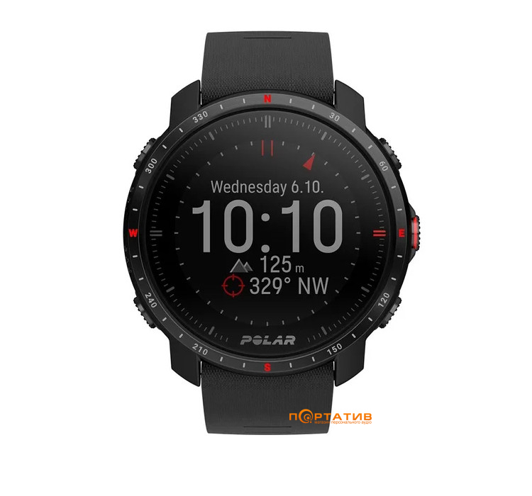 Спортивний годинник Polar Grit X Pro Black M/L (90085773)