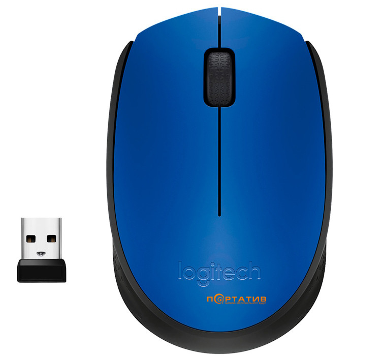 Мишка Мишка Logitech M171 Wireless Blue / Black (910-004640)