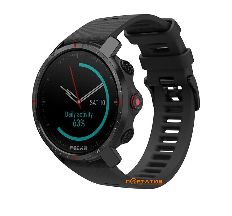 Спортивний годинник Polar Grit X Pro Black M/L (90085773)
