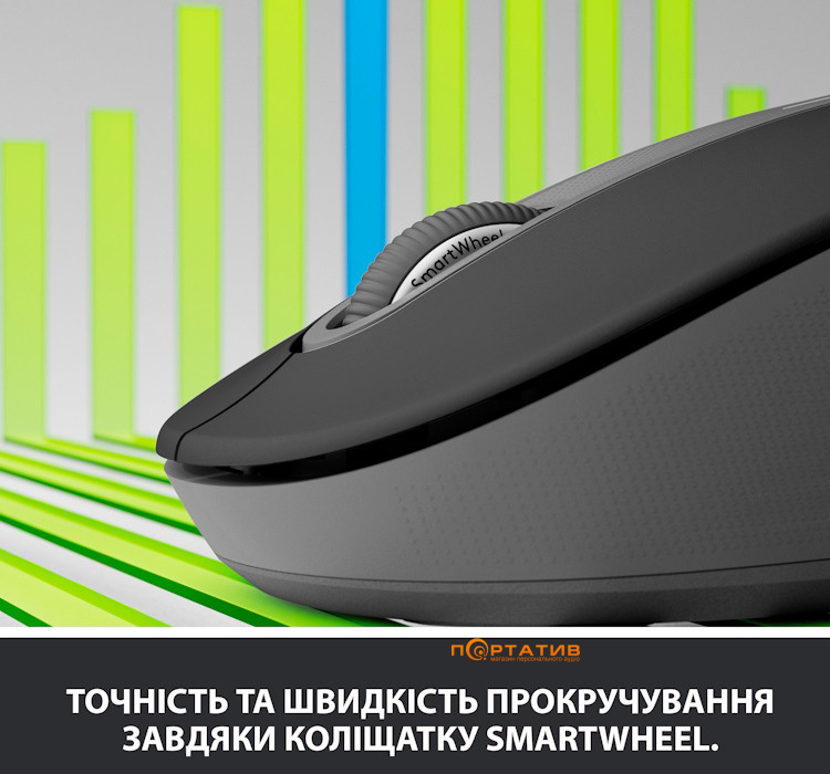 Мышка Logitech Signature M650 Wireless Mouse for Business Graphite (910-006274)