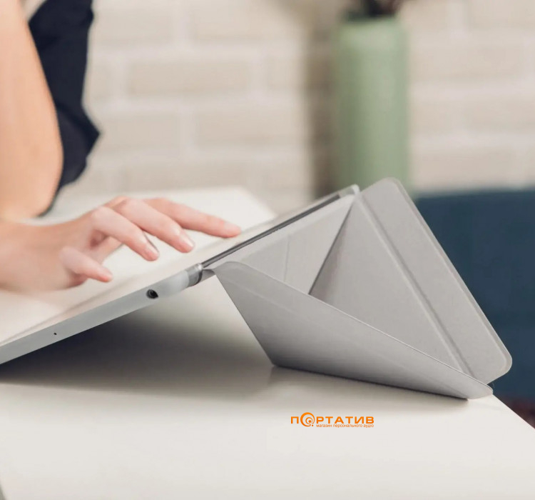Moshi VersaCover Case with Folding Cover Stone Gray for iPad Pro 11