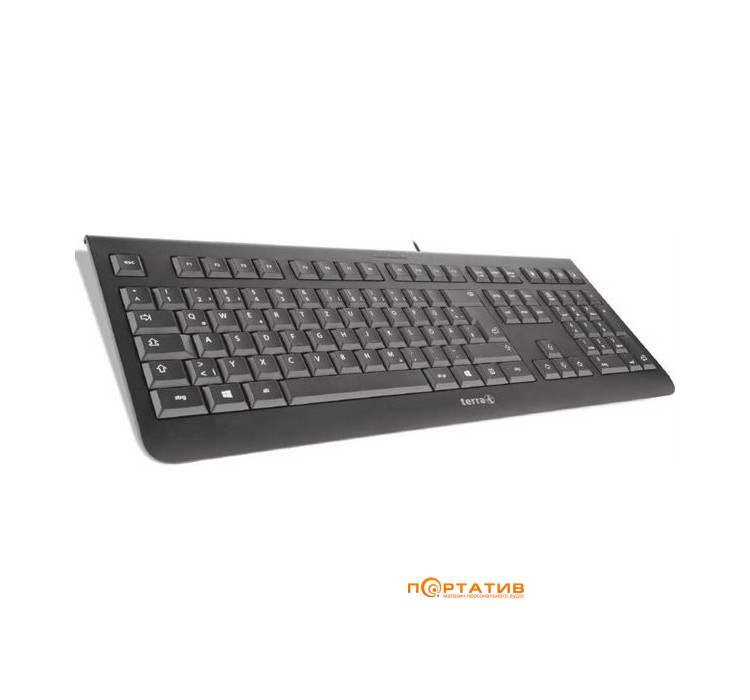TERRA Keyboard 1000 Corded [US/EU] USB Black (JK-0800EUADSL)