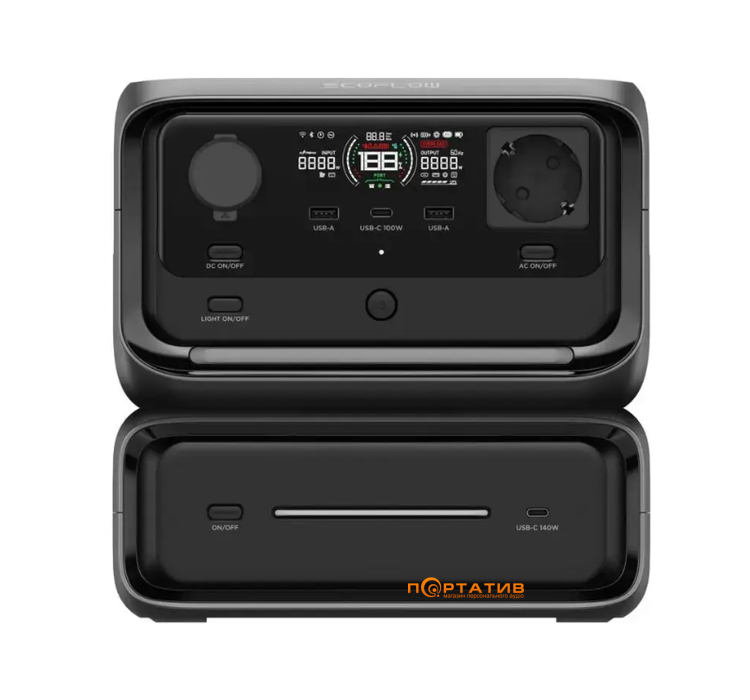 Зарядная станция EcoFlow RIVER 3 Max, 600W/572Wh (EF_RIVER3Max-EU)