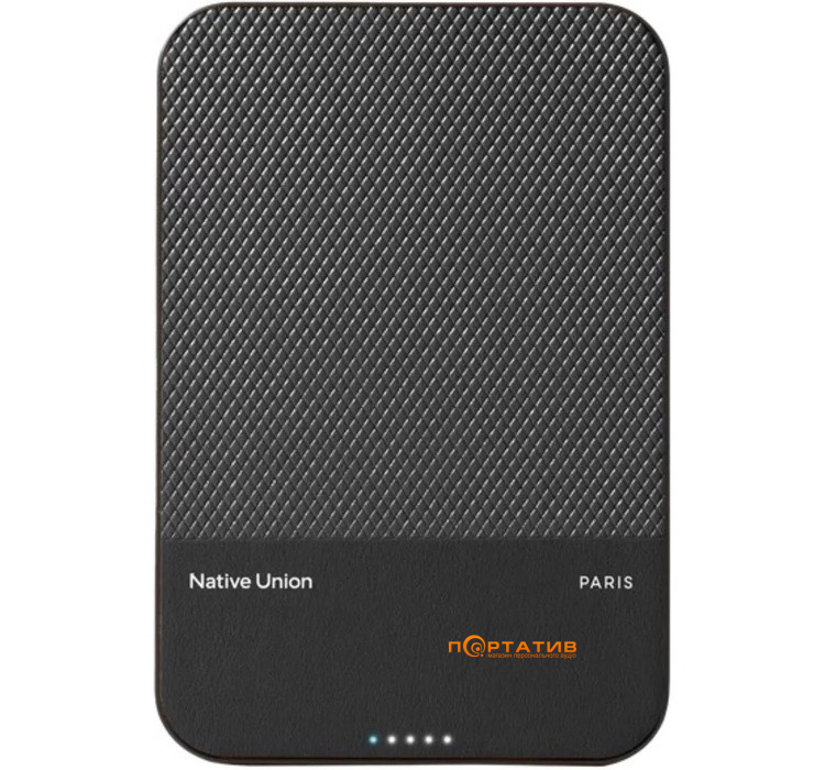 Зовнішній акумулятор Native Union (Re) Classic Magnetic 10 000mAh Black (PB-10KMS-BLK)