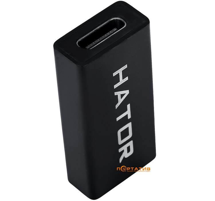 Адаптер НАTOR USB Type A 3.0 - USB Type-C (ACC-215) Black