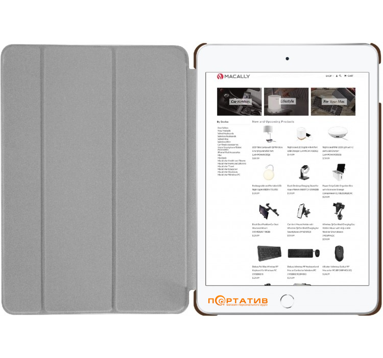 Чохол Macally iPad 10,2 "(2019) Protective Case and Stand Brown (BSTAND7-BR)