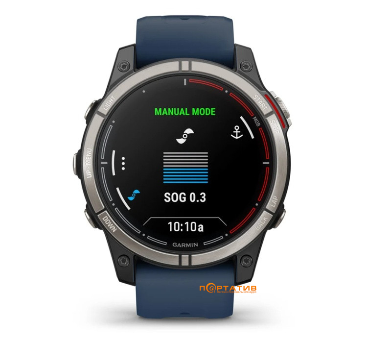 Смарт-годинник Garmin Quatix 7 Pro, Sapphire, AMOLED (010-02803-81)
