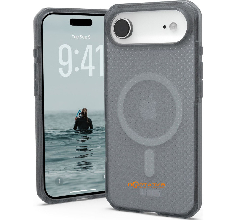 Чехол UAG iPhone 17 Air, Dot MagSafe, Ash (114539113131)