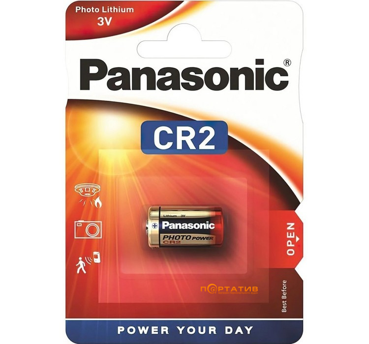 Батарейка Panasonic CR-2L BLI 1 LITHIUM (CR-2L/1BP)