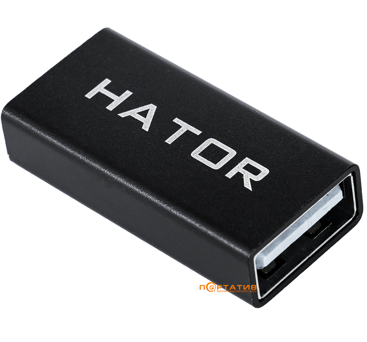 Адаптер НАTOR USB Type A 3.0 - USB Type-C (ACC-215) Black