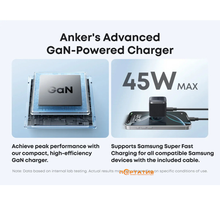 СЗУ Anker Nano Charger 45W USB-C Black (A2692L11)