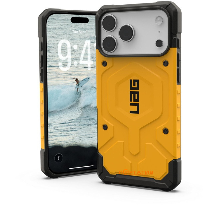 Чохол UAG iPhone 17 Pro Max, Pathfinder MagSafe, Heritage Yellow (114549118282)