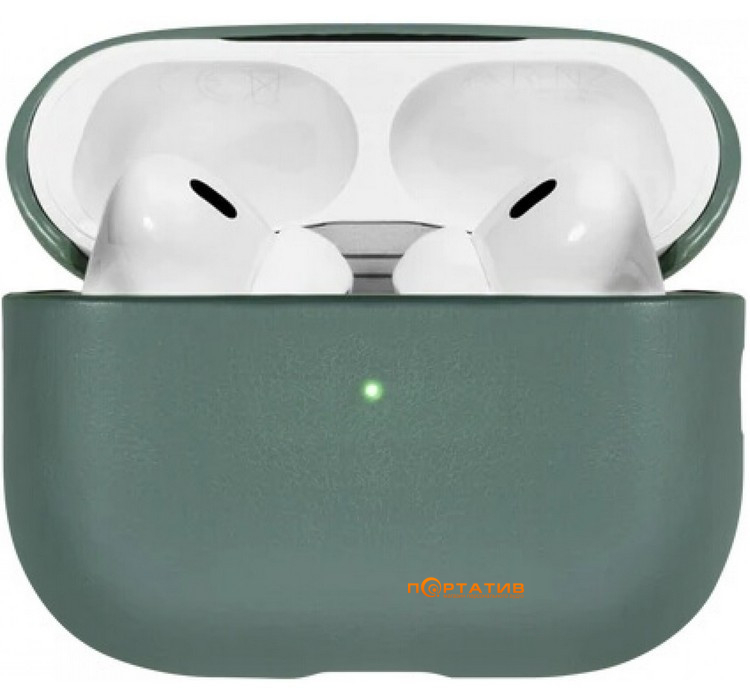 Native Union (RE) Classic Case Slate Green for Airpods Pro 2nd Gen (APPRO2-LTHR-GRN)
