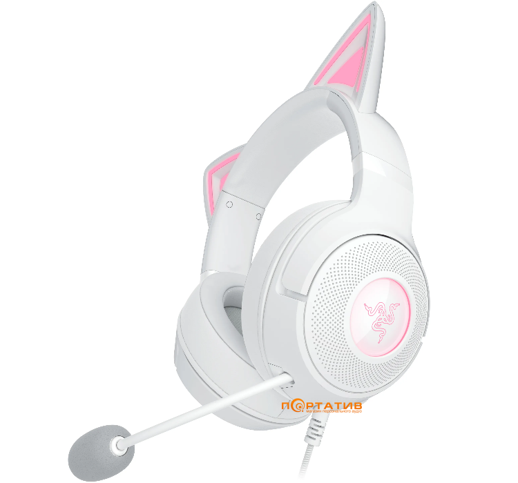 Игровая гарнитура Razer Kraken Kitty V2 White (RZ04-04730600-R3M1)