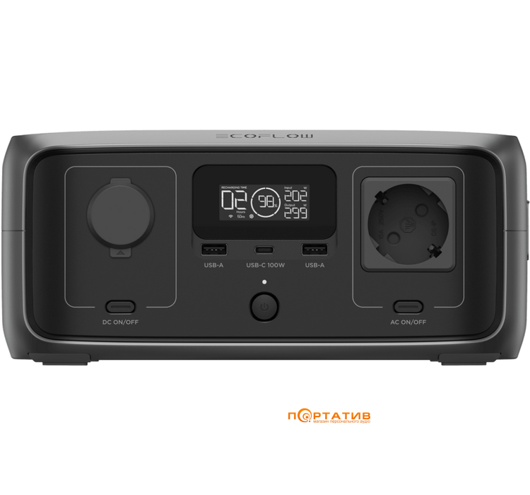 Зарядная станция EcoFlow RIVER 3 UPS, 300W/245Wh (EF_RIVER3UPS-EU)