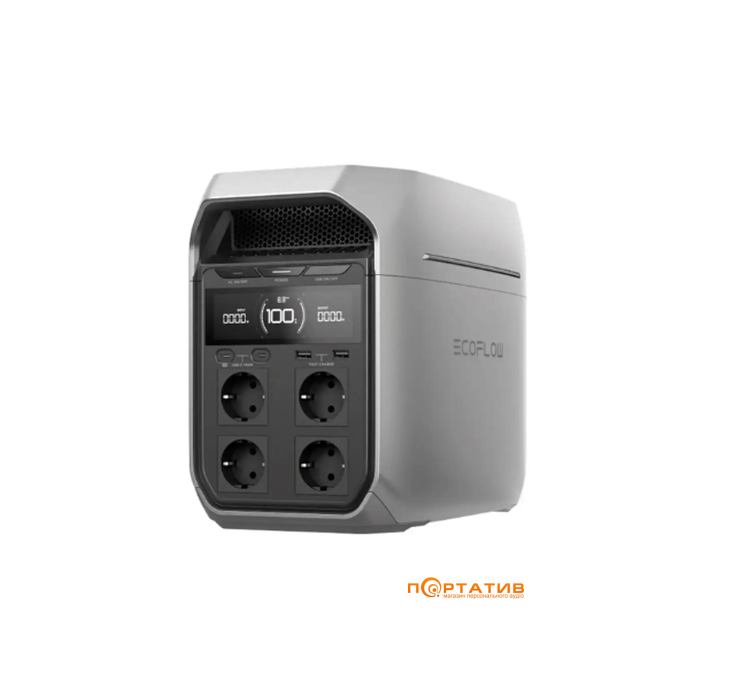 Зарядная станция EcoFlow DELTA 3 Plus, 1800W/1024Wh (EFDELTA3P-EU)