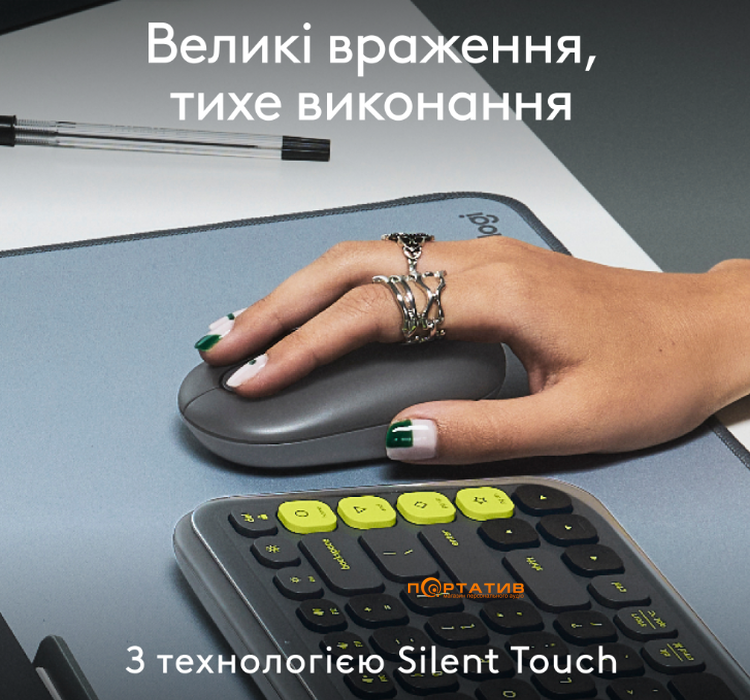 Мишка Logitech POP Bluetooth Graphite (910-007412)