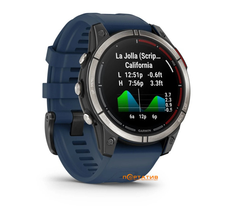 Смарт-годинник Garmin Quatix 7 Pro, Sapphire, AMOLED (010-02803-81)