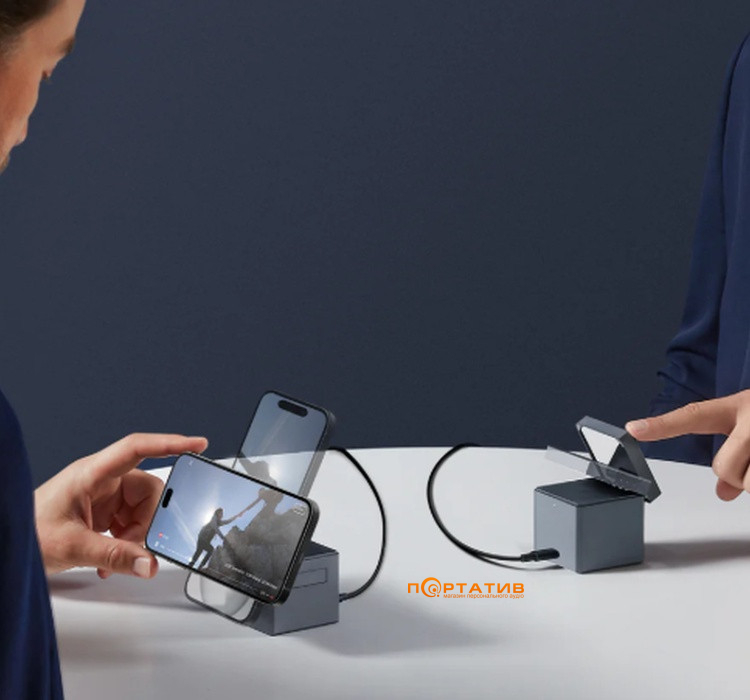 Бездротовий ЗП Anker 3-in-1 Cube with MagSafe (Y1811G11)