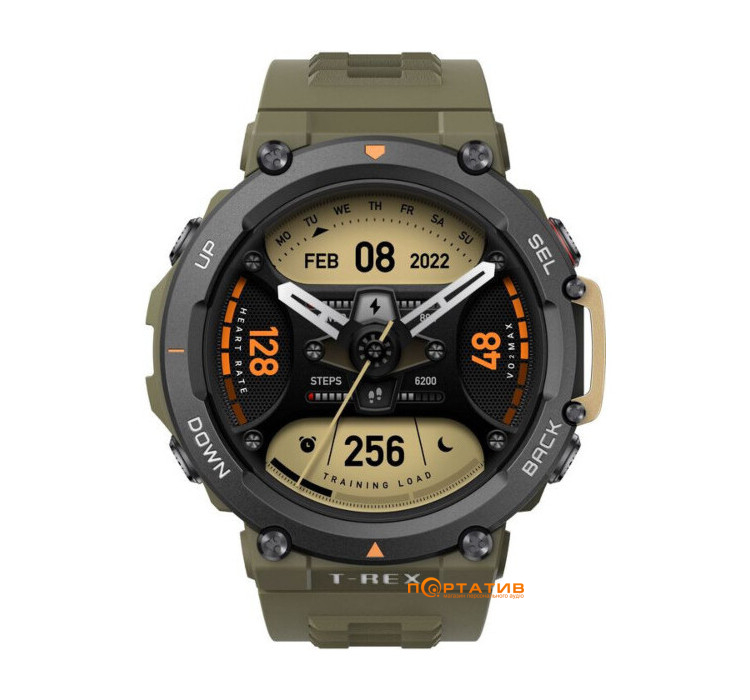 Смарт-годинник  Amazfit T-Rex 2 Wild Green