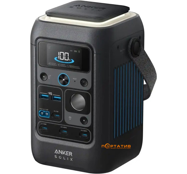 Зарядна станція Anker Solix C300X DC - 288Wh / 140W PD / No AC (A1728311)
