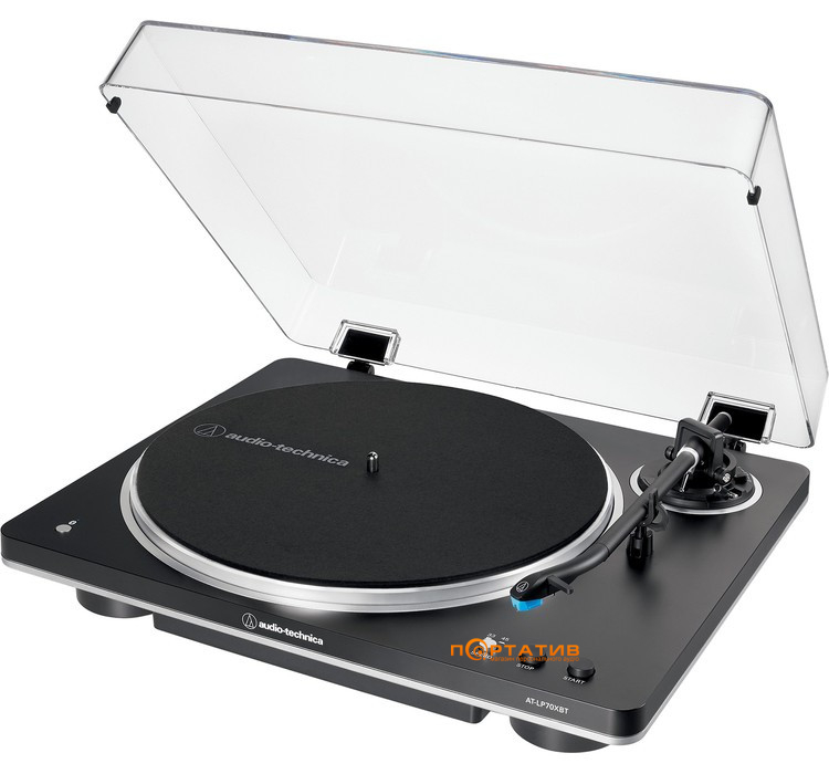 Проигрыватель винила Audio-Technica AT-LP70XBTBS Black Silver