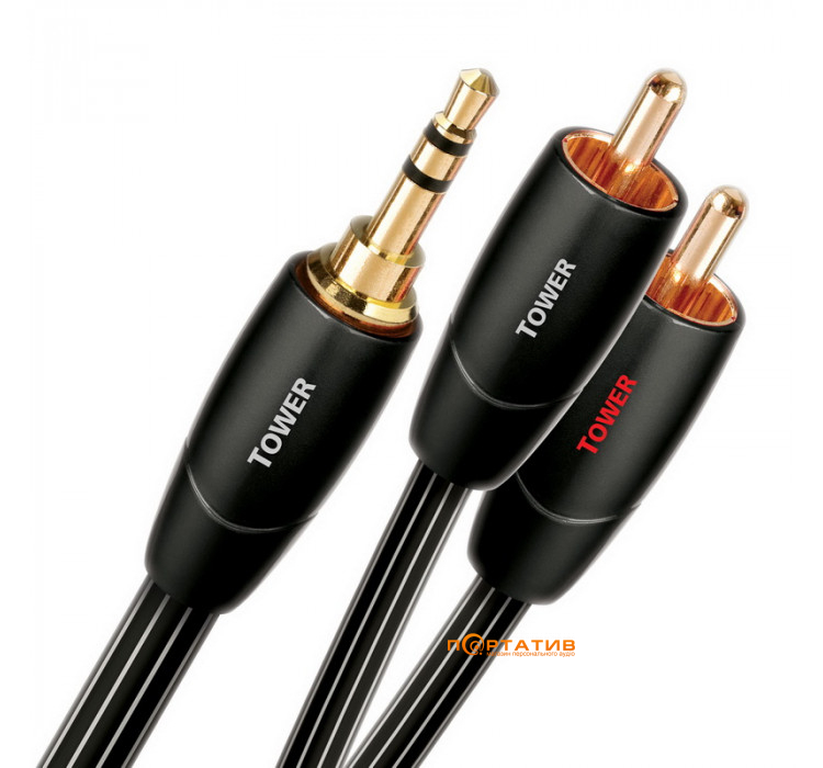 AUDIOQUEST 1.0m Tower 3.5mm-RCA (TOWER01MR)